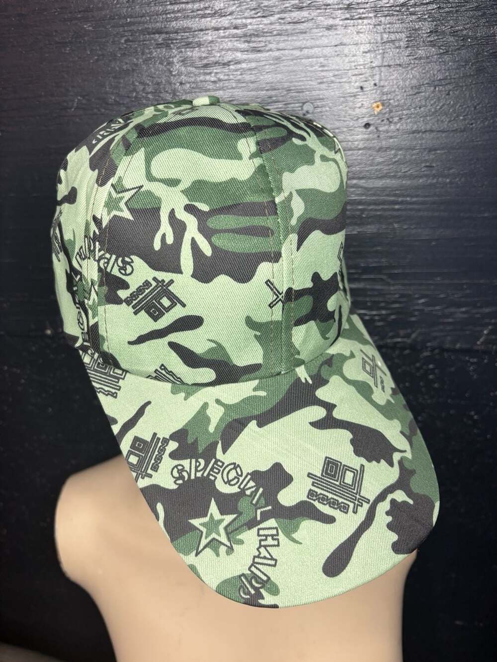 Special Hap Camo Baseball Cap Green Camouflage